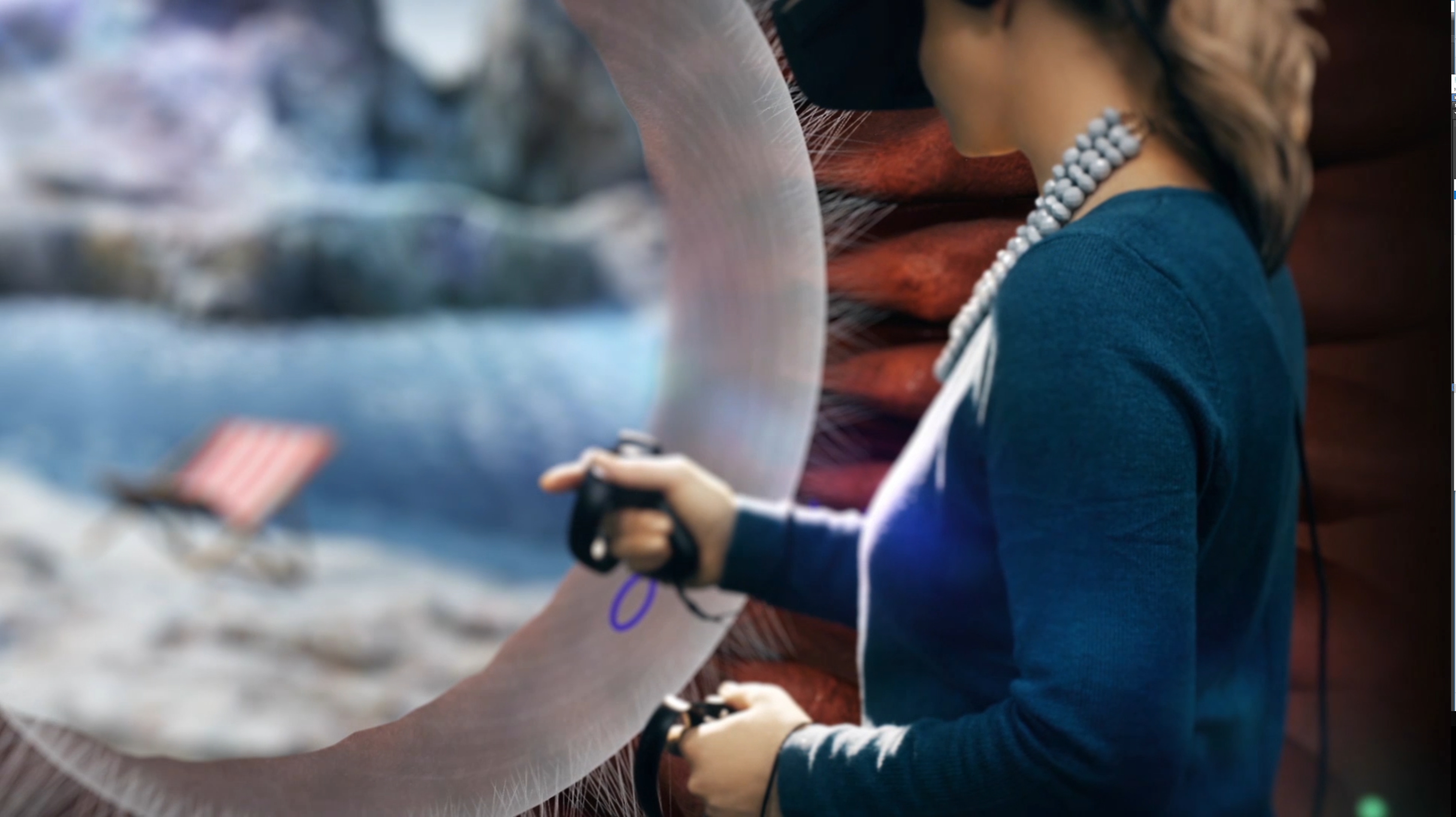 An image showing a VR experience