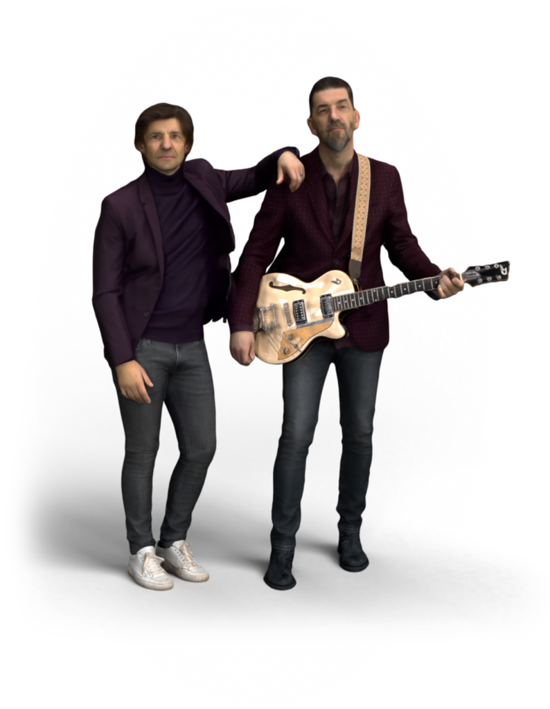 Clouseau in volumetric video performing their music video