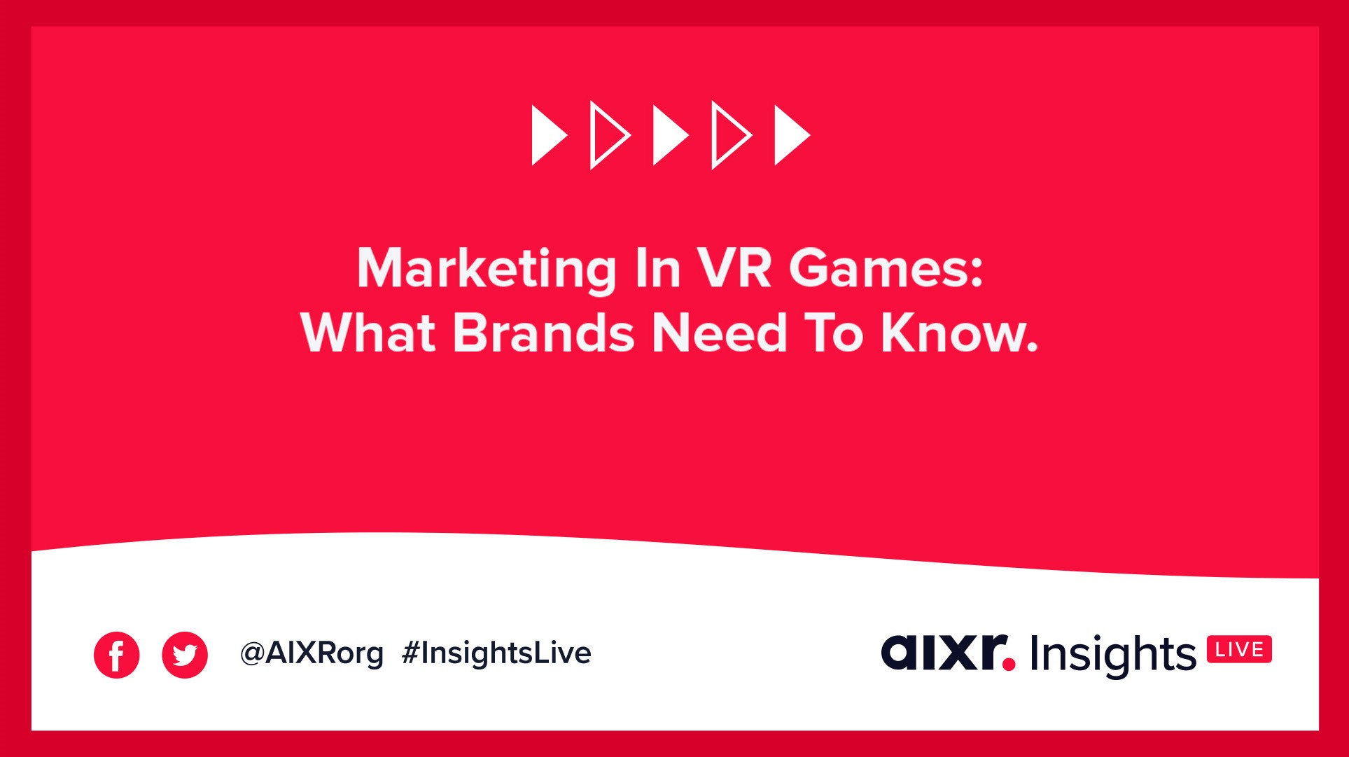 Marketing in vr games webinar banner